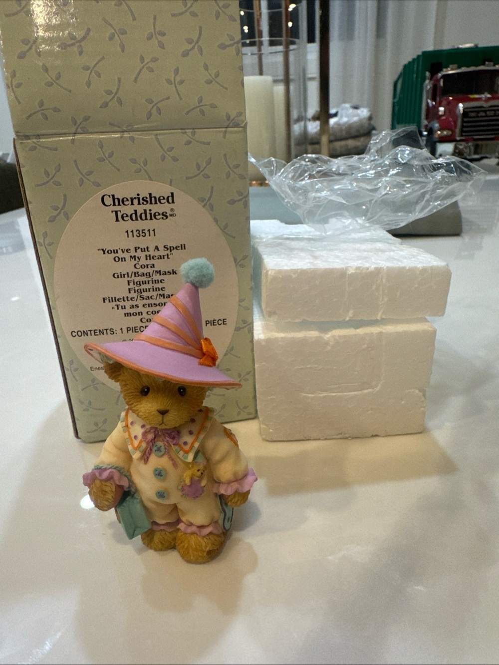 Cherished Teddies: Cora “You’ve put a spell on my heart” Halloween Figure Enesco